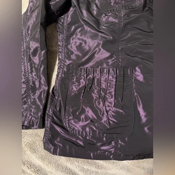 ✨ Chico’s Metallic Jacket Sz XL - Picture 3 of 3